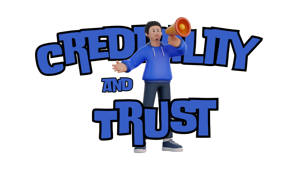 Build Credibility and Trust by professional graphic design post